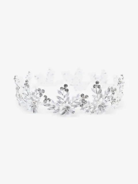 Tulleen couronne à fleurs