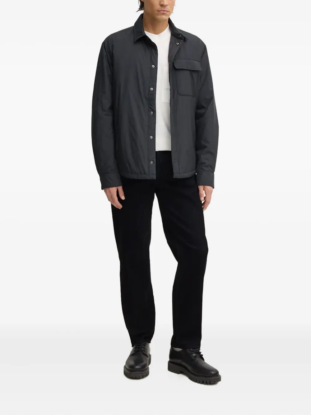 Armani Exchange corduroy trousers - Zwart