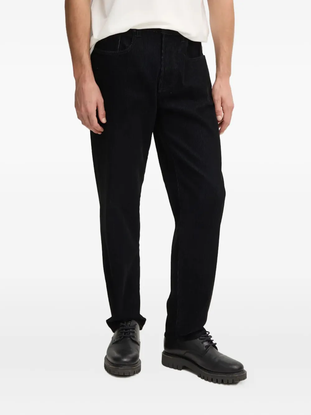 Armani Exchange corduroy trousers | Black | Image 1
