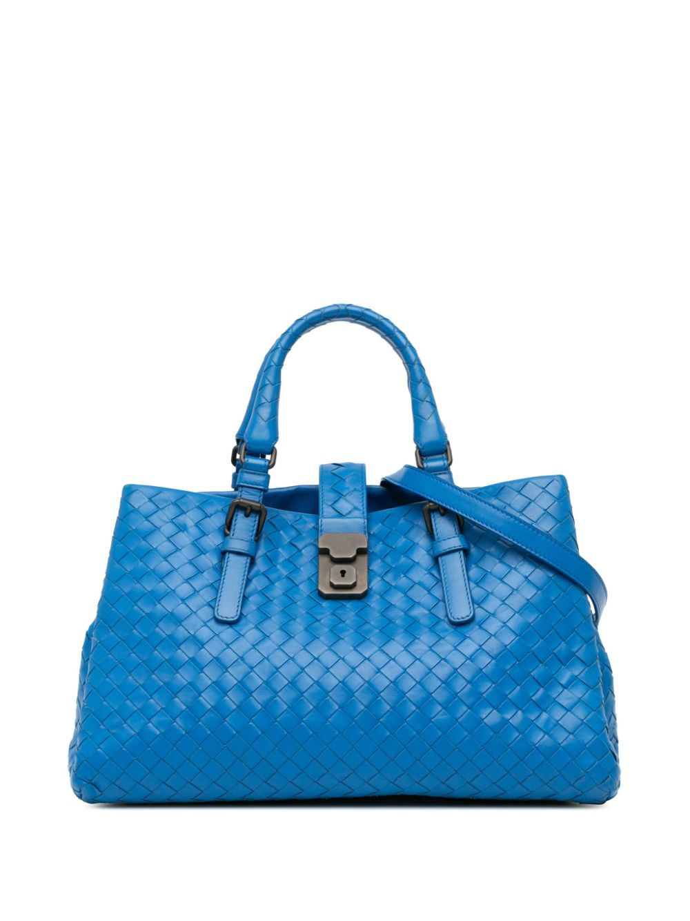 Bottega Veneta Pre-Owned 2012-2023 Small Intrecciato Roma satchel - Blue