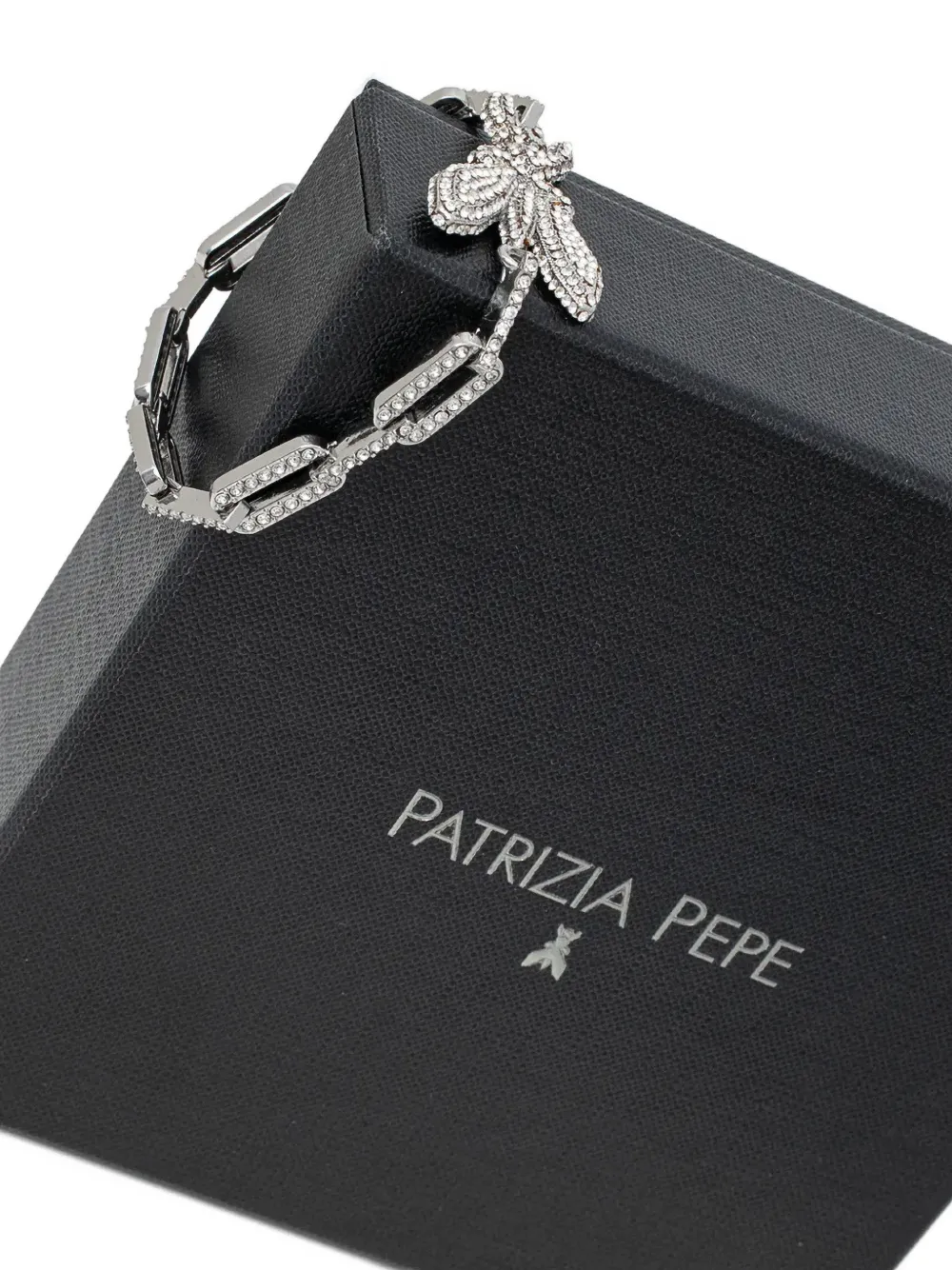  Patrizia Pepe Pulsera De Cadena Cubana Con Detalles - Plateado 