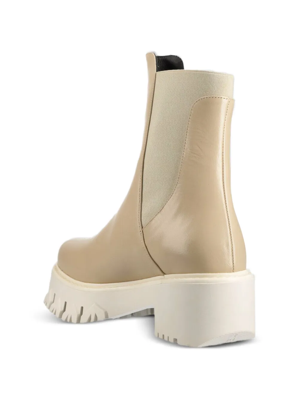  Patrizia Pepe Logo-print Ankle Boots - Neutrals 