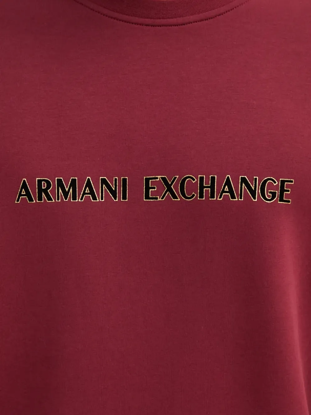 Armani Exchange Logo-detail Sweater In Red