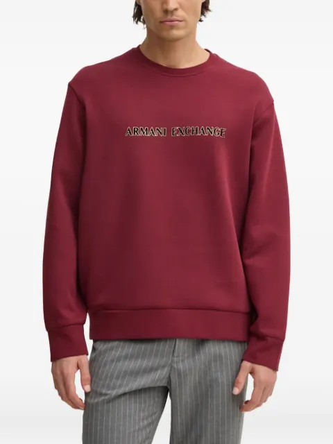 Armani Exchange suéter con detalle del logo