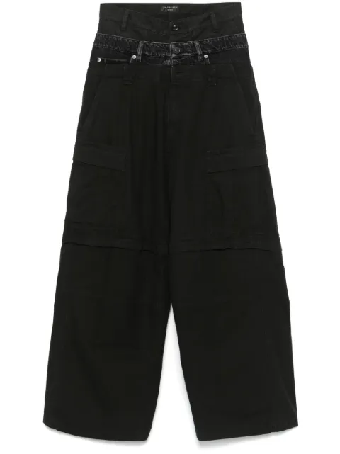 Balenciaga triple-waist trousers