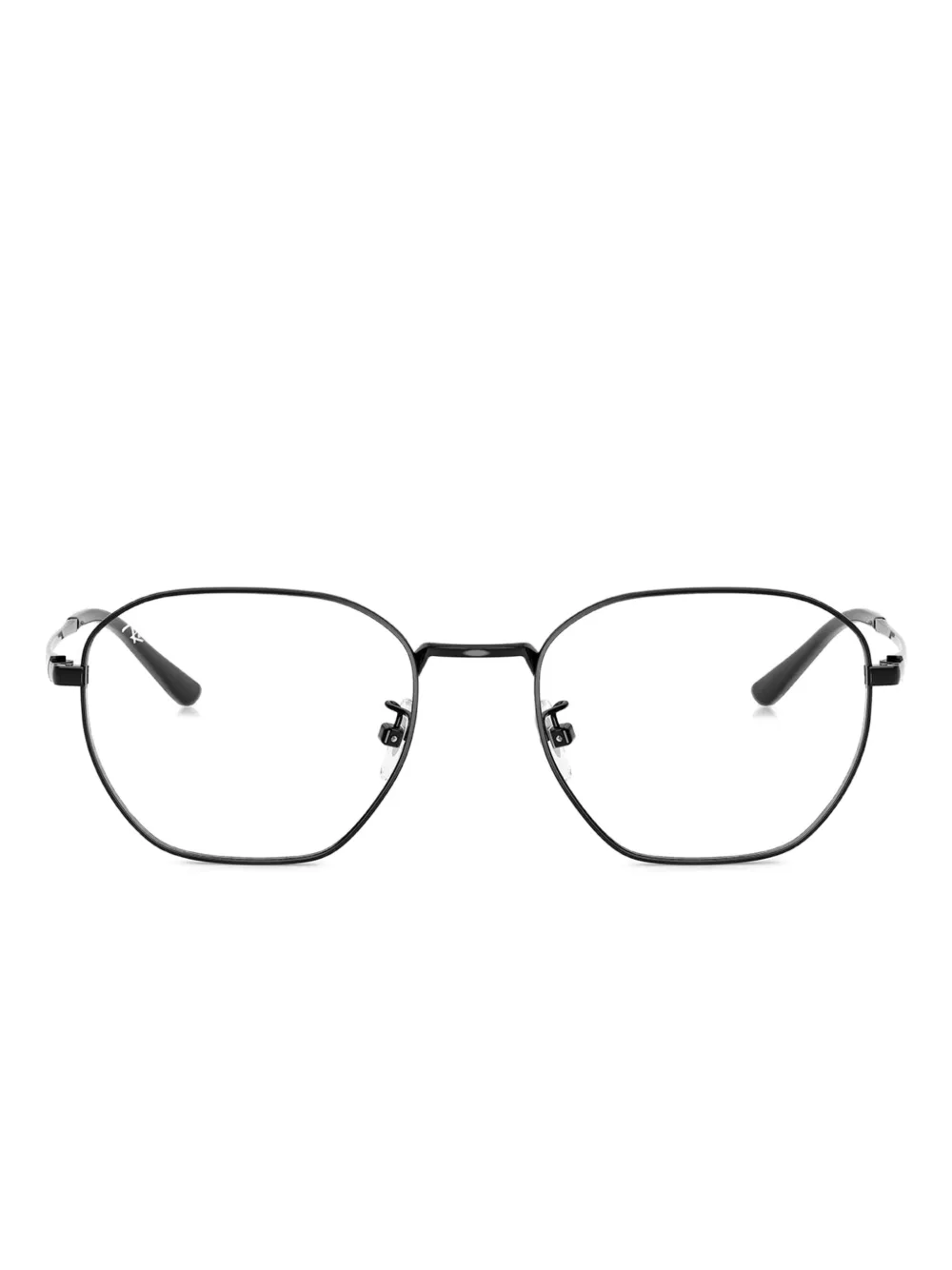 Ray-Ban RX8777D 기하학 티타늄 안경 | 블랙 | Image 1