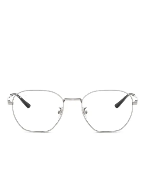 Ray-Ban RX8777D titanium geometric glasses