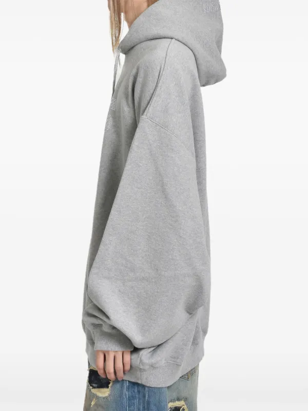 VETEMENTS スタッズトリム パーカー | グレー | FARFETCH JP