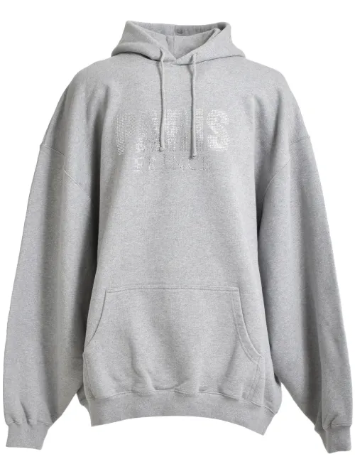 Hoodie à détails de clous - VETEMENTS - Modalova