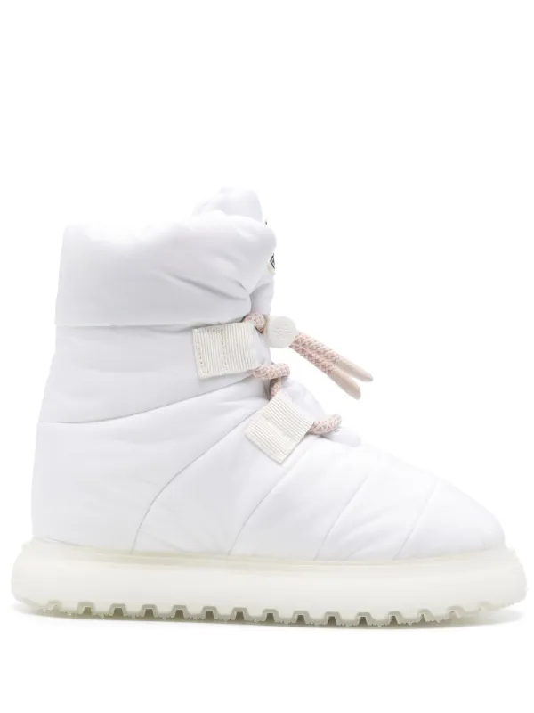 Moncler white boots online