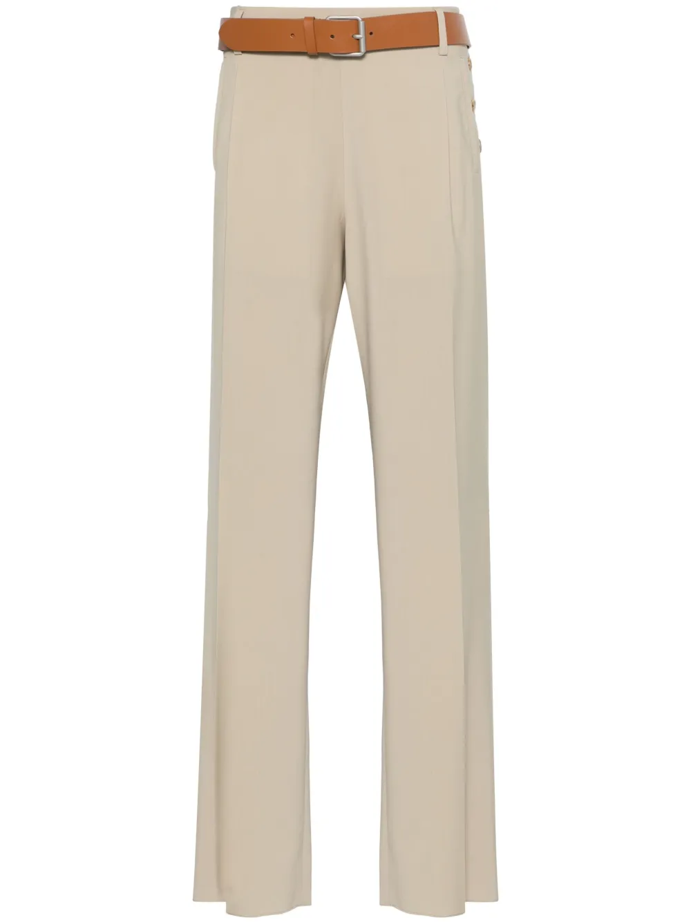 Moschino belted straight-leg trousers | Neutrals | Image 1