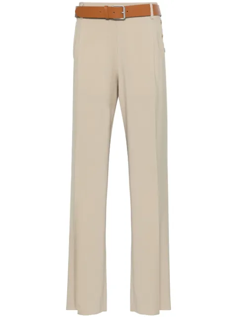 Moschino belted straight-leg trousers