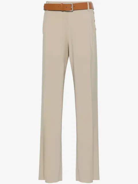 Moschino belted straight-leg trousers