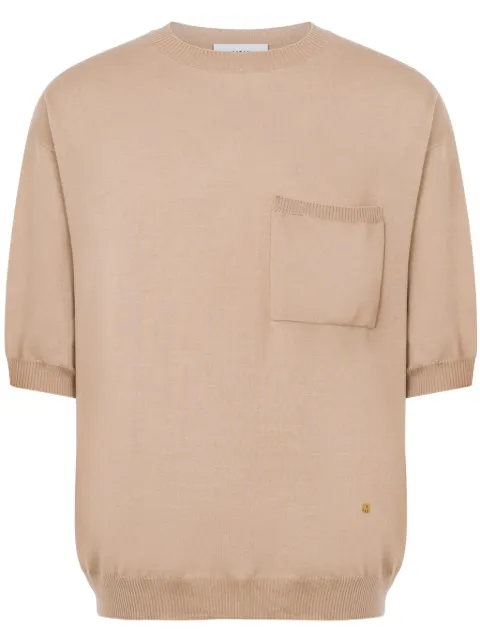 Moschino playera tejida fino