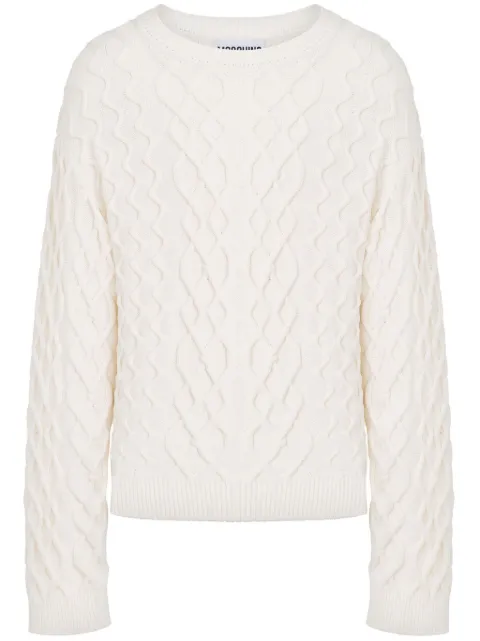 Moschino logo-plaque jumper 
