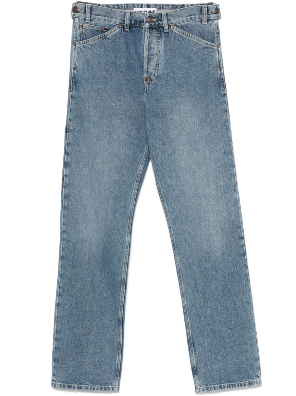 straight-leg jeans