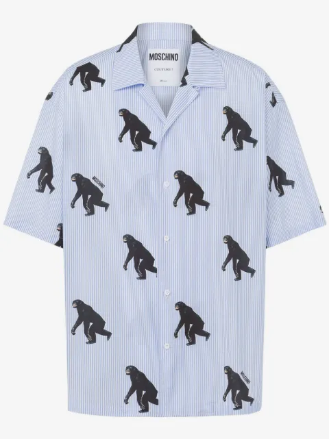 Moschino graphic-print shirt