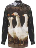 Moschino graphic-print shirt - Brown
