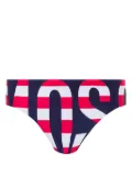 Moschino logo-print swim trunks - Blue