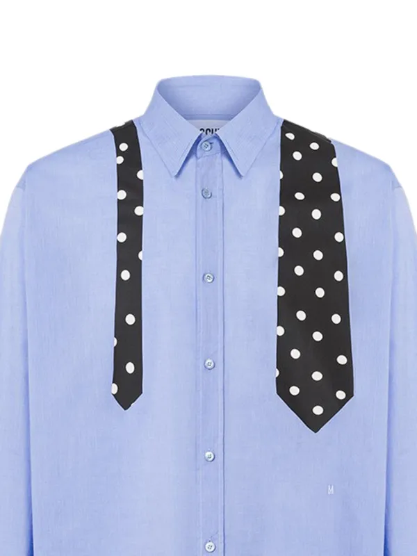 Moschino tie-print Shirt | Purple | FARFETCH