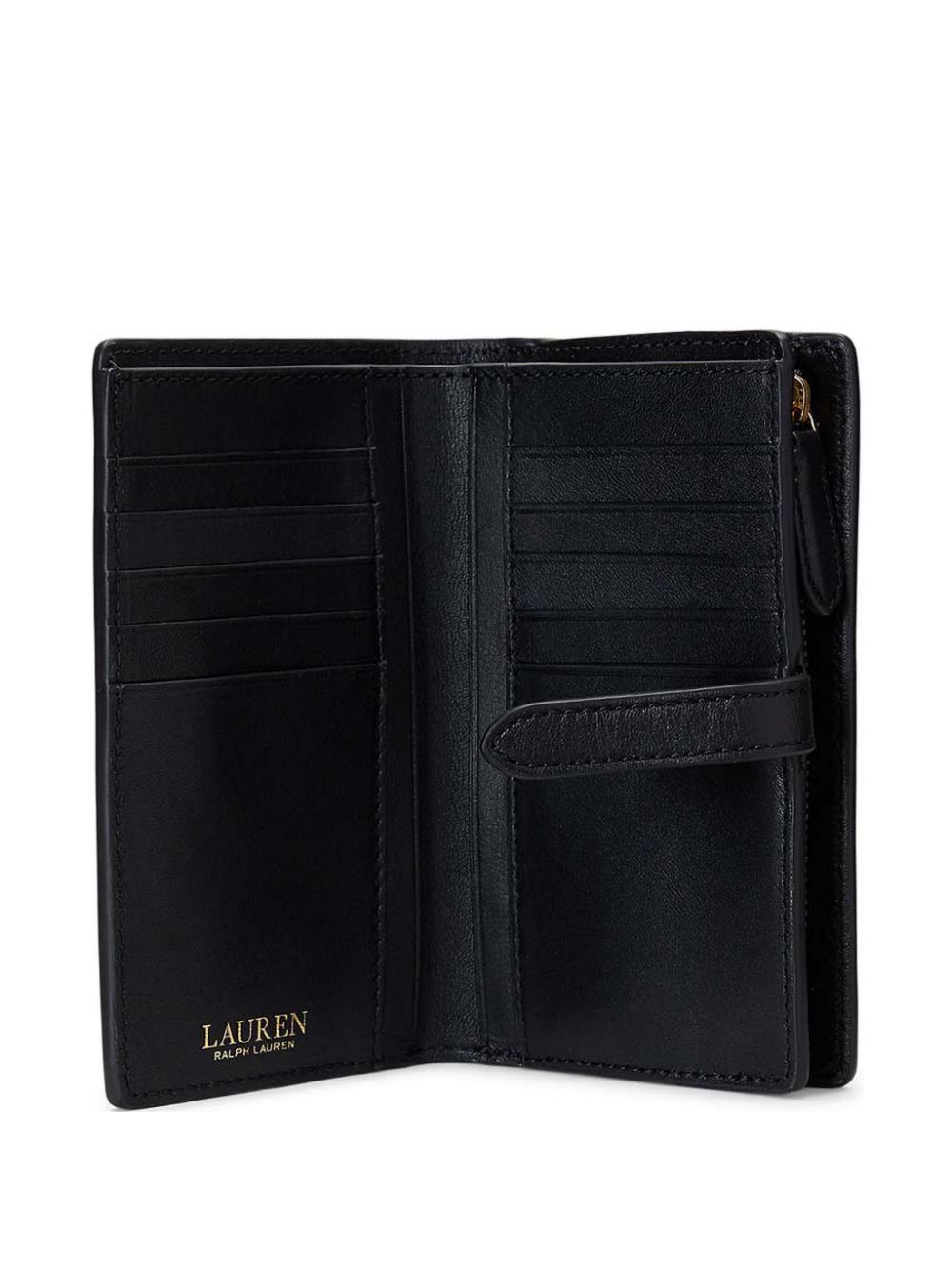 Best prices for goods Lauren Ralph Lauren logo leather wallet Women