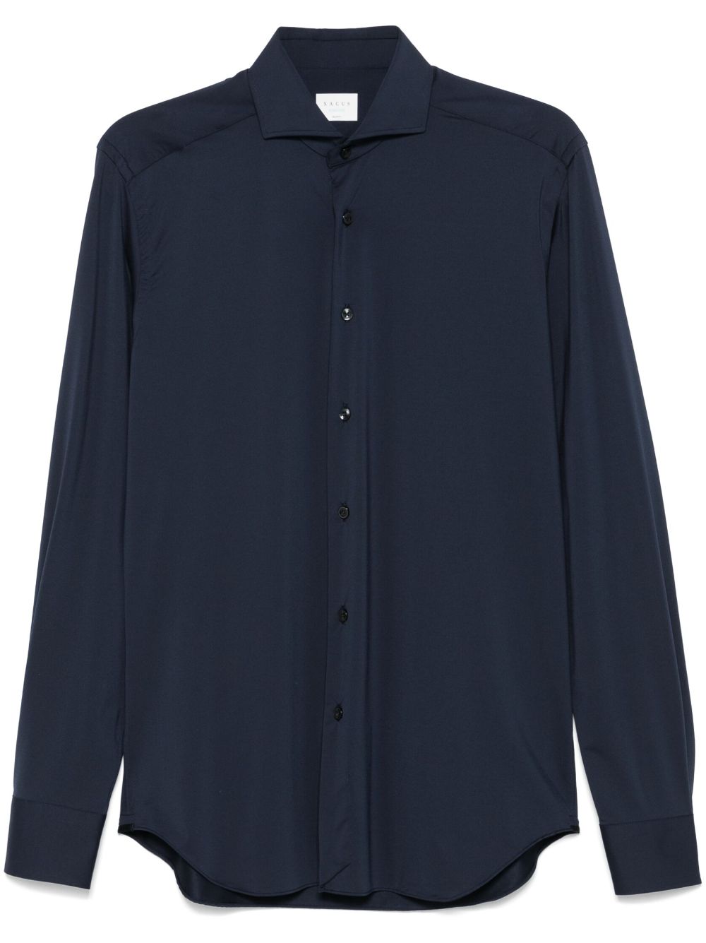 Xacus spread-collar shirt - Blue