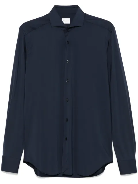 Xacus spread-collar shirt