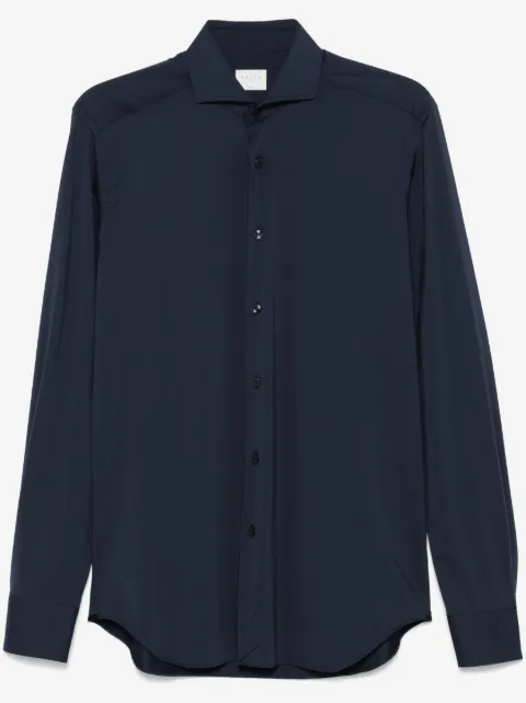 Xacus spread-collar shirt