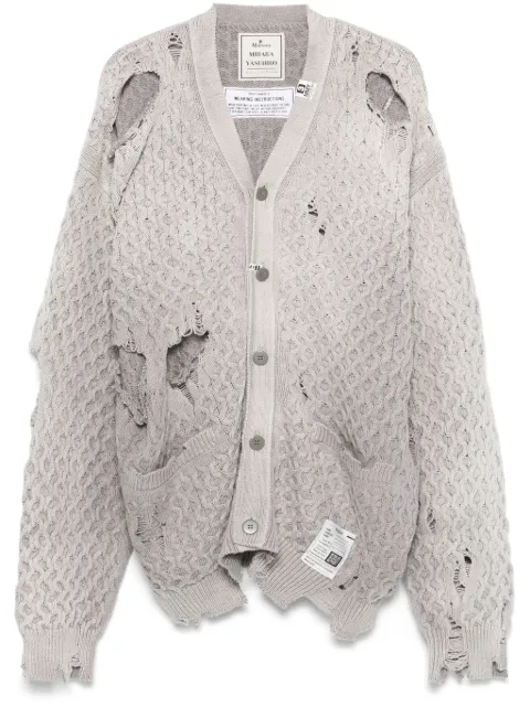 Maison MIHARA YASUHIRO faded cardigan