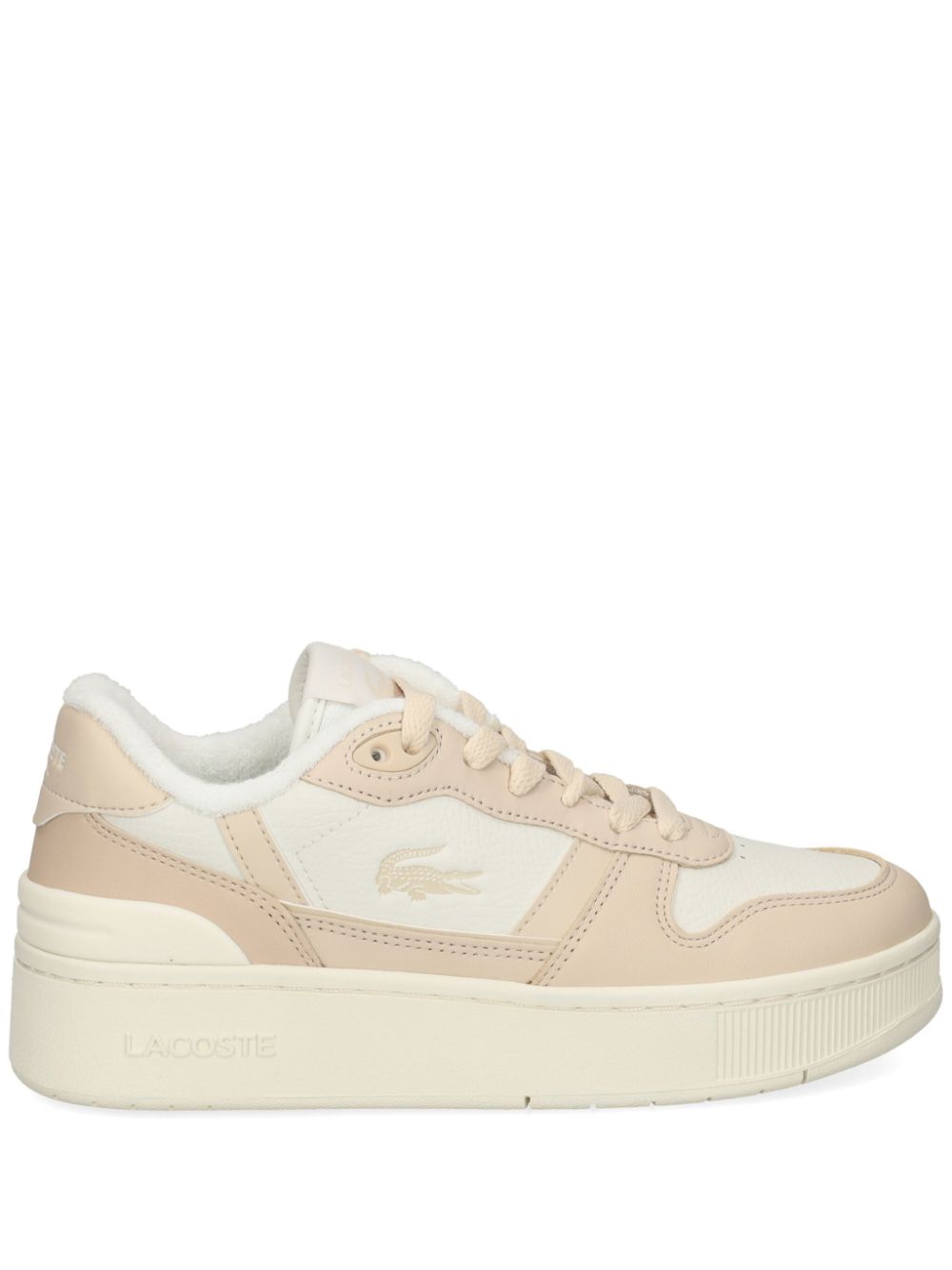 Lacoste Sneakers met logoprint Beige