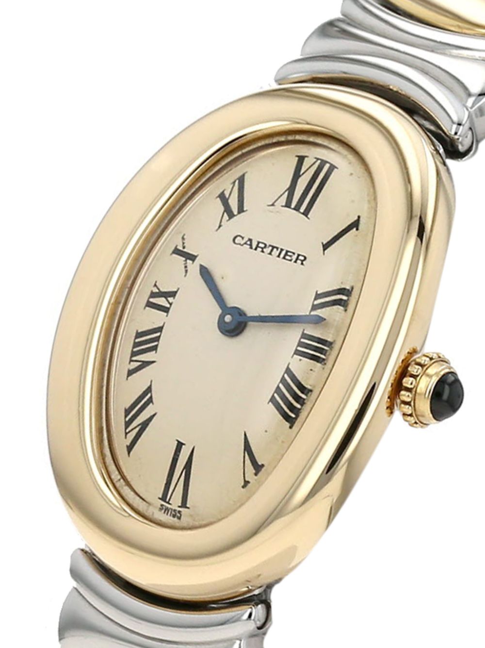 Cartier 1990 pre-owned Baignoire 31mm - Neutrals