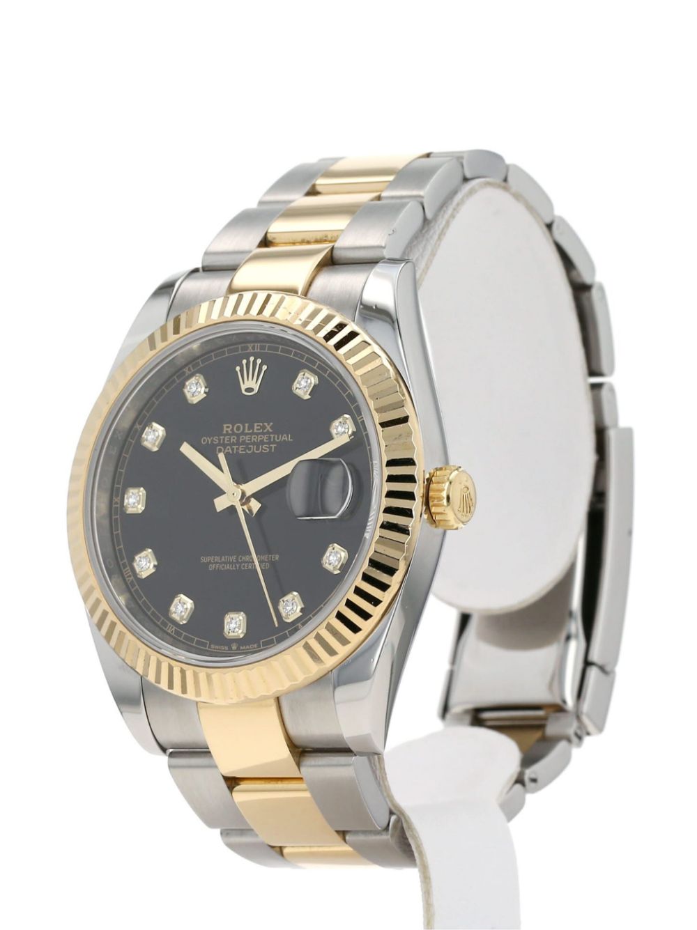 Rolex 2019 pre-owned Datejust horloge 41 mm - Zwart