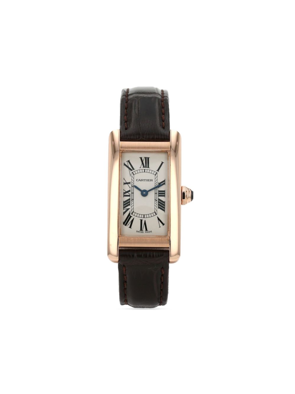 Cartier 2000 pre-owned Tank Américaine 35mm - Brown