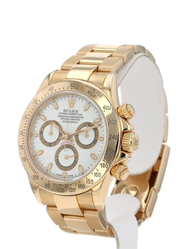 Rolex 2001 pre-owned Daytona Cosmograph 40mm Gold FARFETCH PH