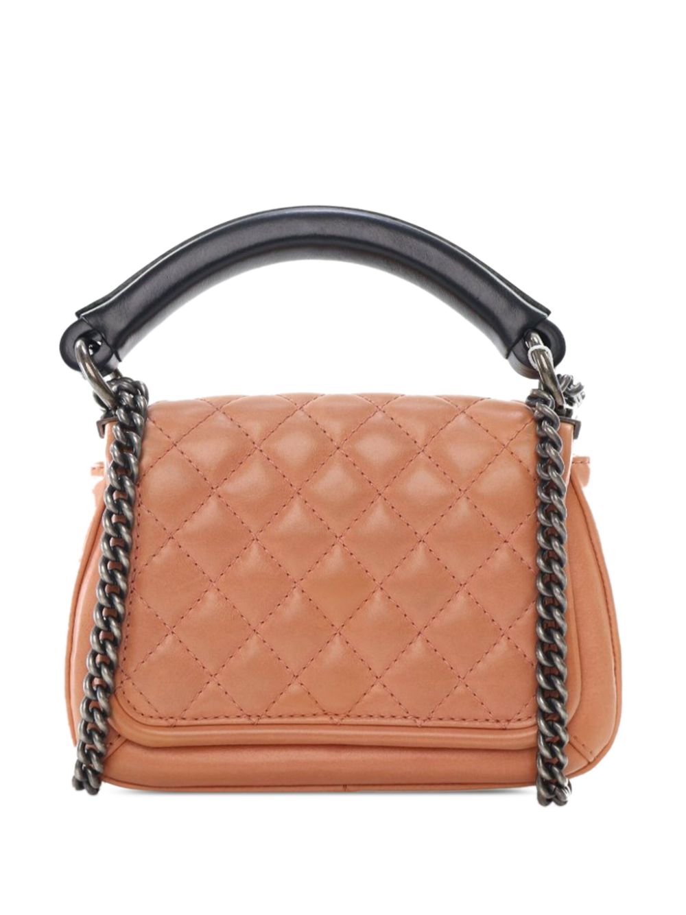 CHANEL 2015-2016 Small Quilted Calfskin Prestige Flap satchel Women