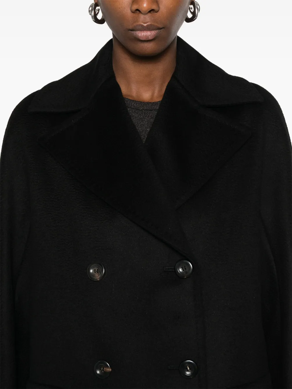 Max Mara Kent jas Zwart
