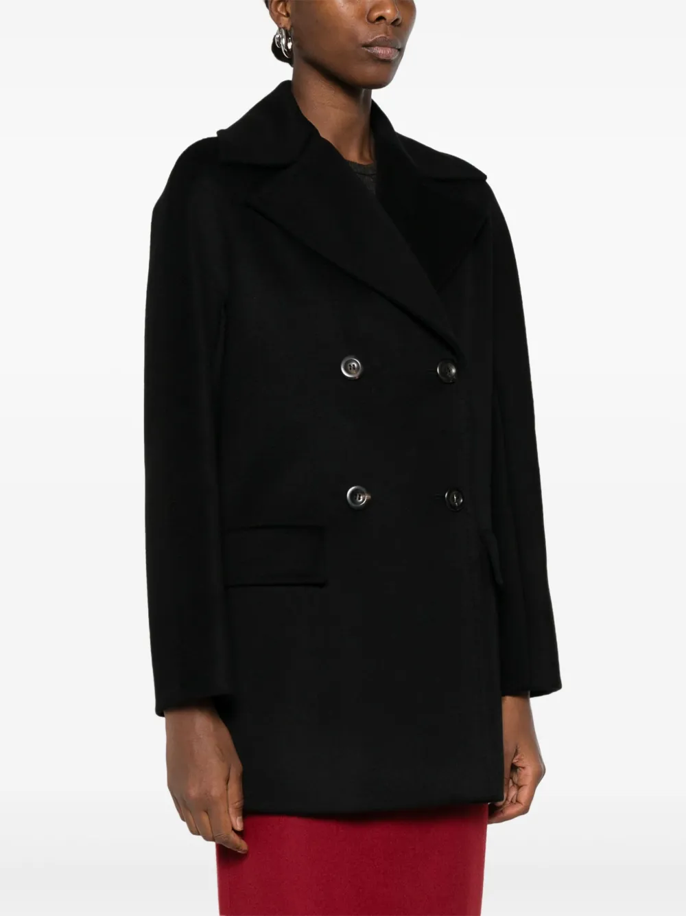 Max Mara Kent jas Zwart