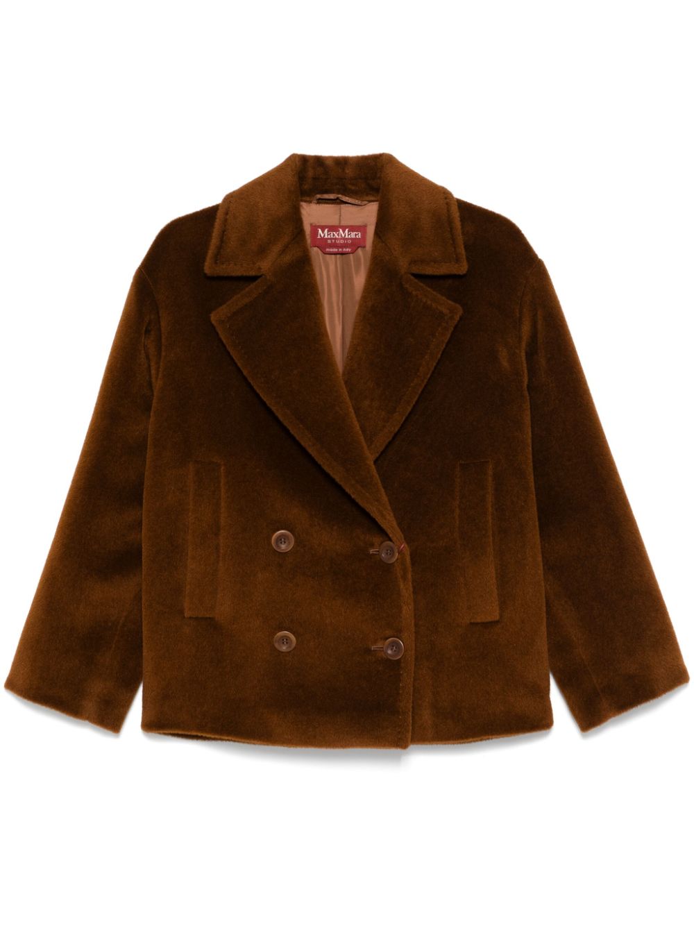 Shop Max Mara Filovia Jacket In Brown