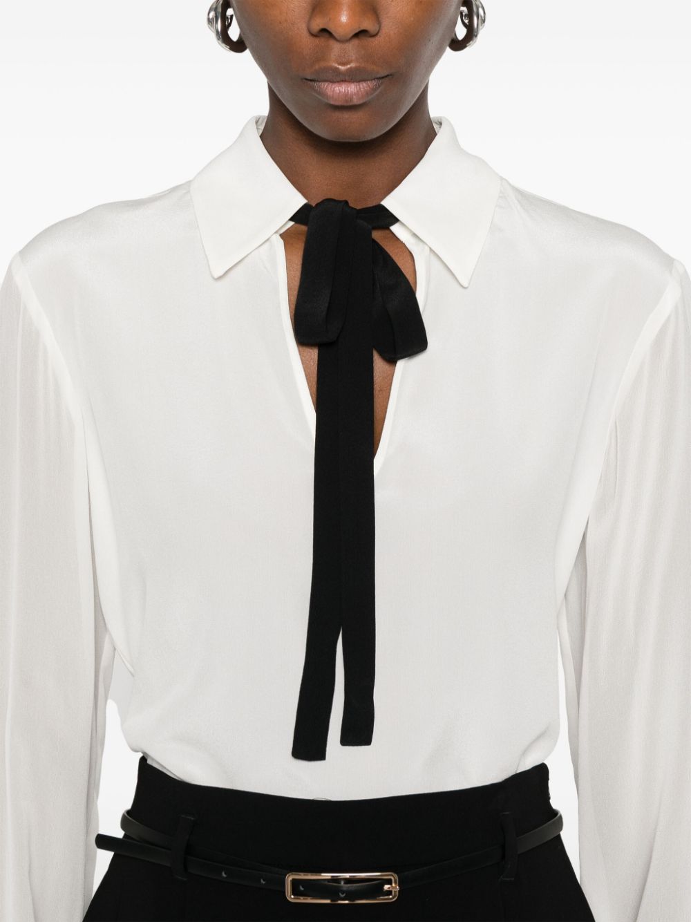 Shop Max Mara Ubicato Blouse In White