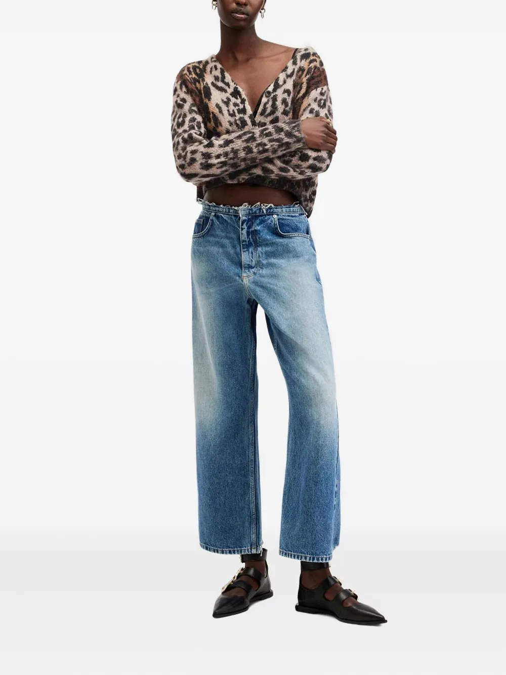AllSaints Wick Lex leopard-print cardigan | Cardigans | Image 2
