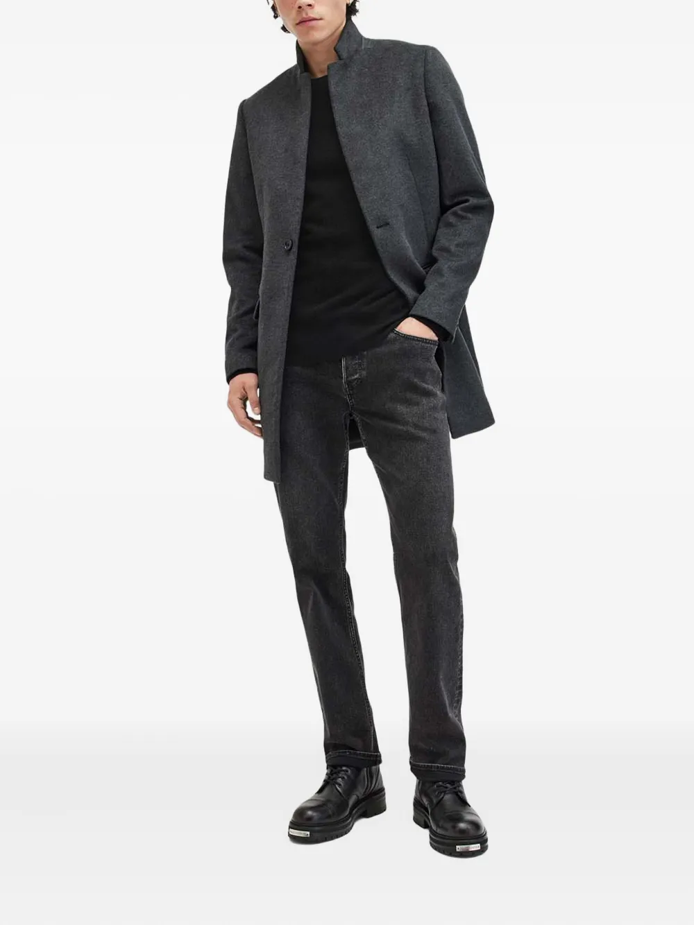 AllSaints Ivar sweater - Zwart