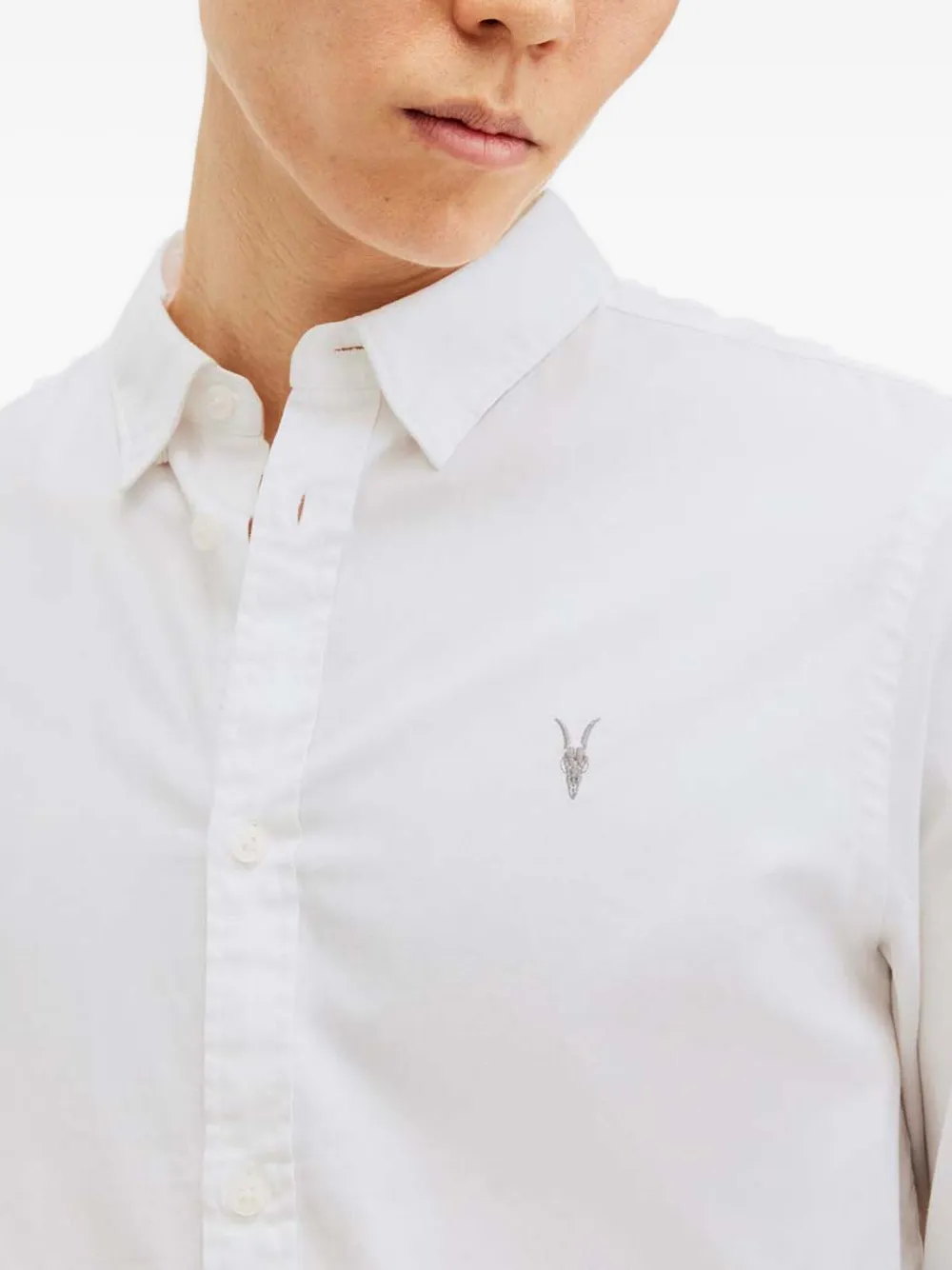 AllSaints Hawthorne overhemd Wit