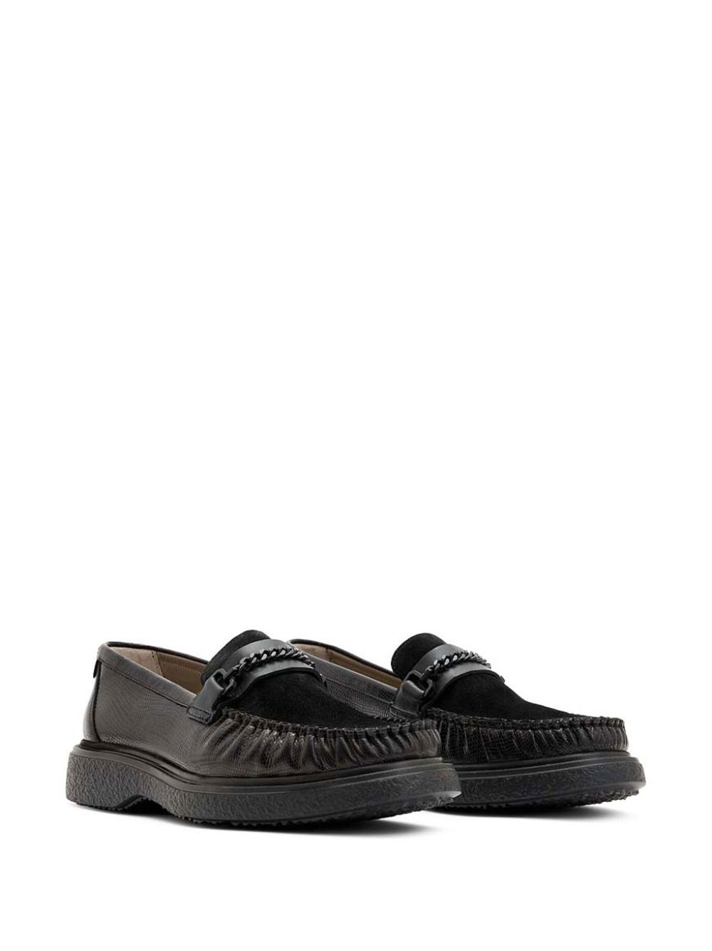 AllSaints Gibbs loafers - Zwart