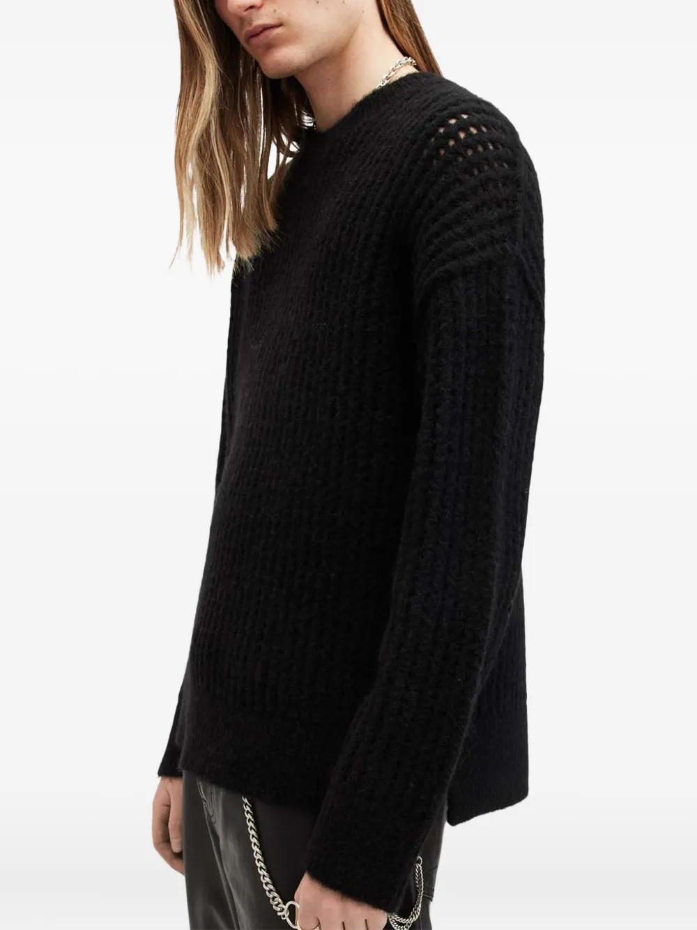 AllSaints Harlen jumper - Zwart