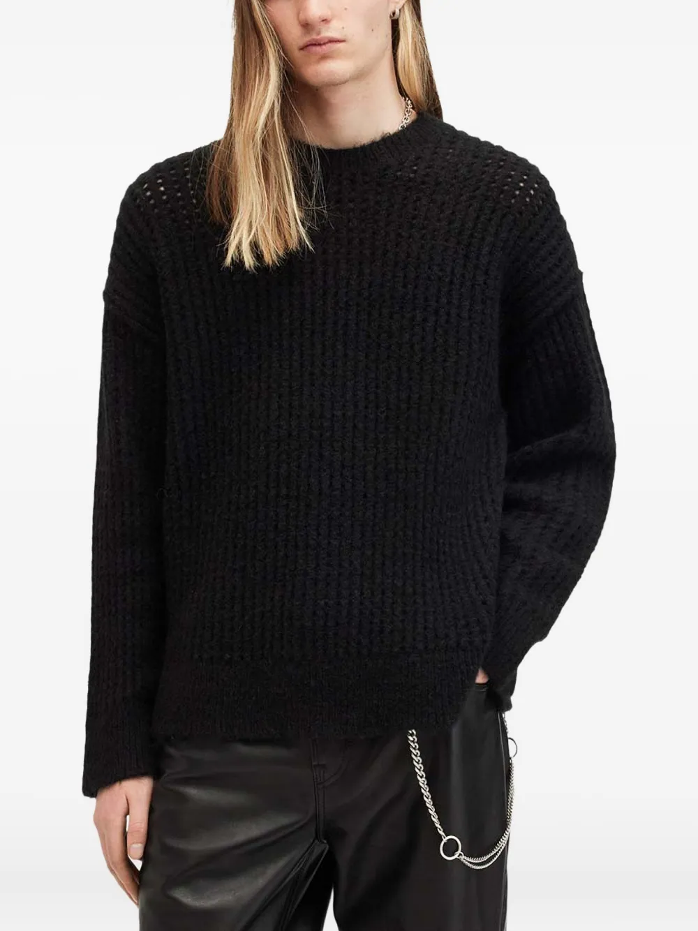 AllSaints Harlen プルオーバー - ブラック AllSaints Harlen プルオーバー - ブラック