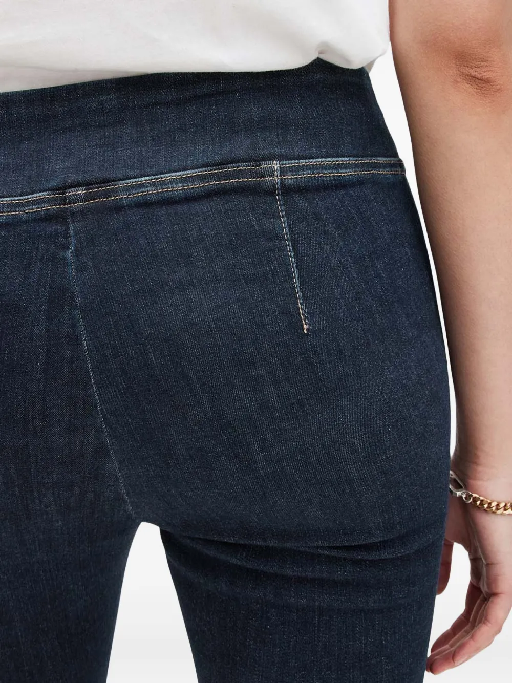 Allsaints Dani Stretch Denim Bootcut Jeans In Blue