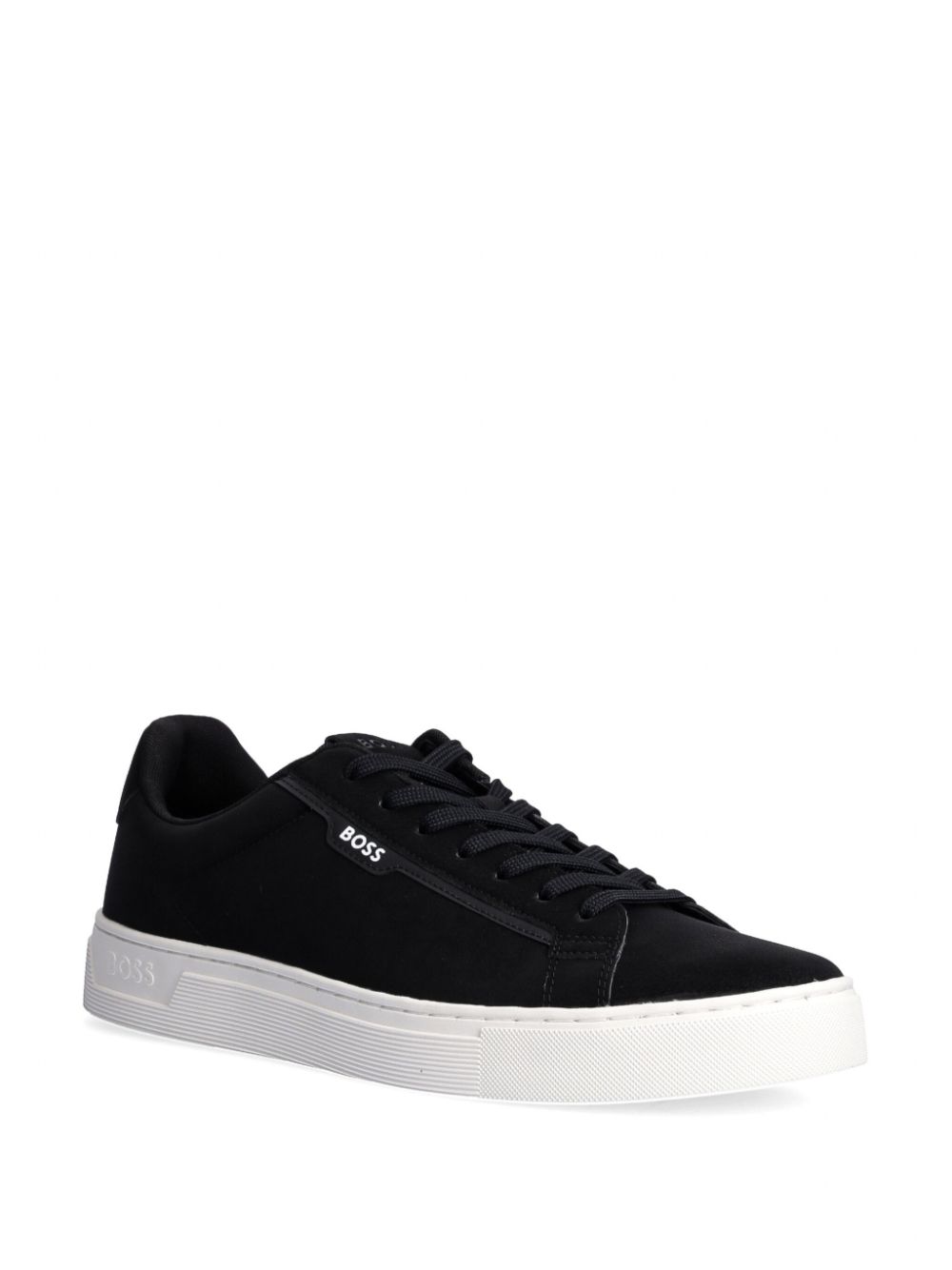 BOSS logo trainers - Black