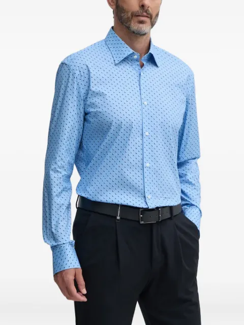 BOSS H-Hank-Kent patterned buttoned shirt