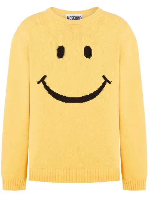 Moschino suéter con logo bordado