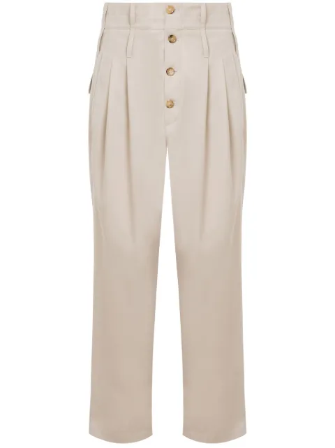 Moschino pantalon à taille double